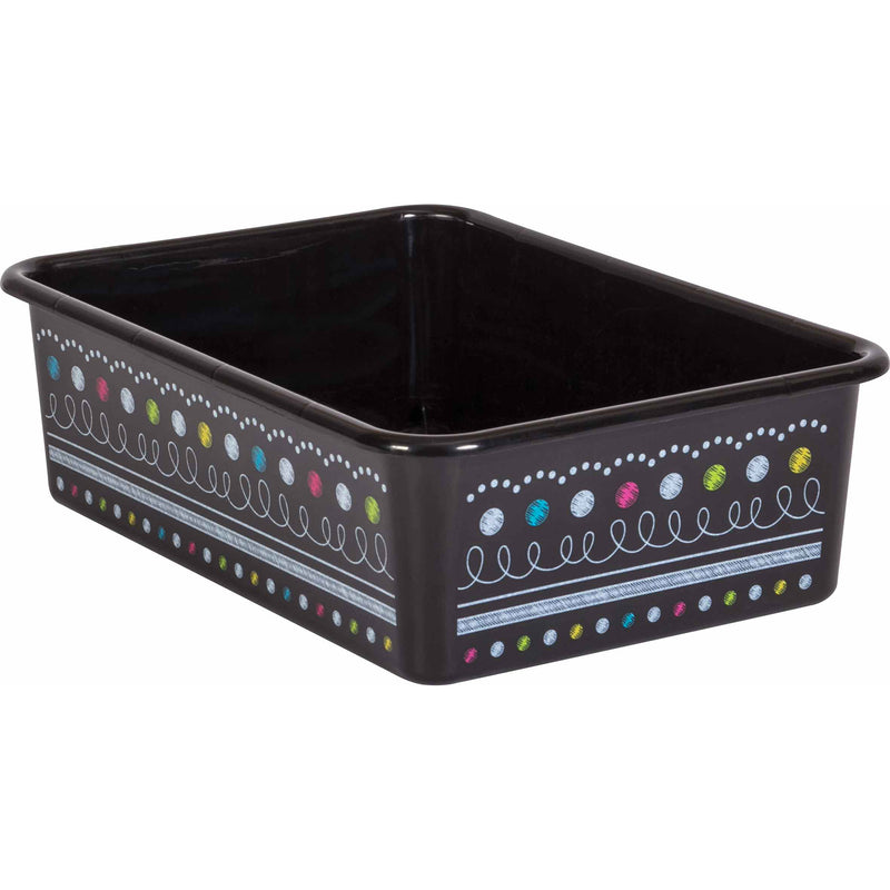 Chalkboard Brights Large Plastc Bin