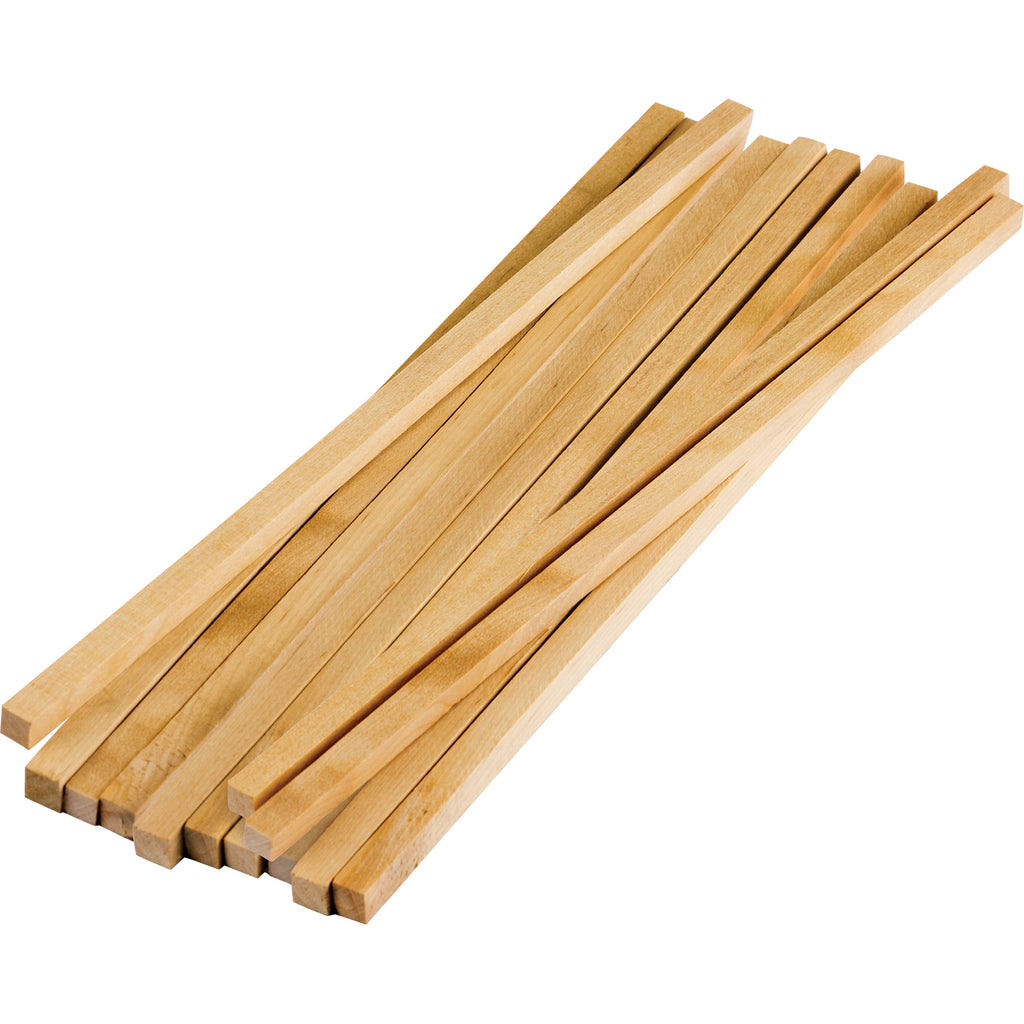 (6 Pk) Stem Basics Square Wood Dowels 12 Count