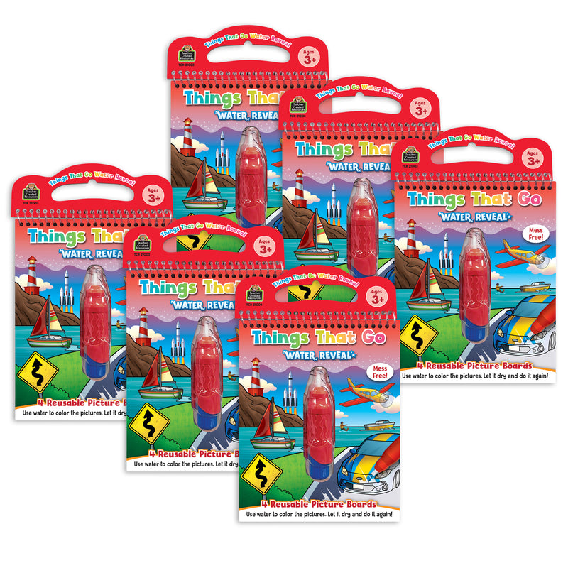 Things That Go Water Reveal Book, 6 Sets