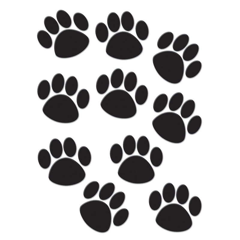Accents Black Paw Prints
