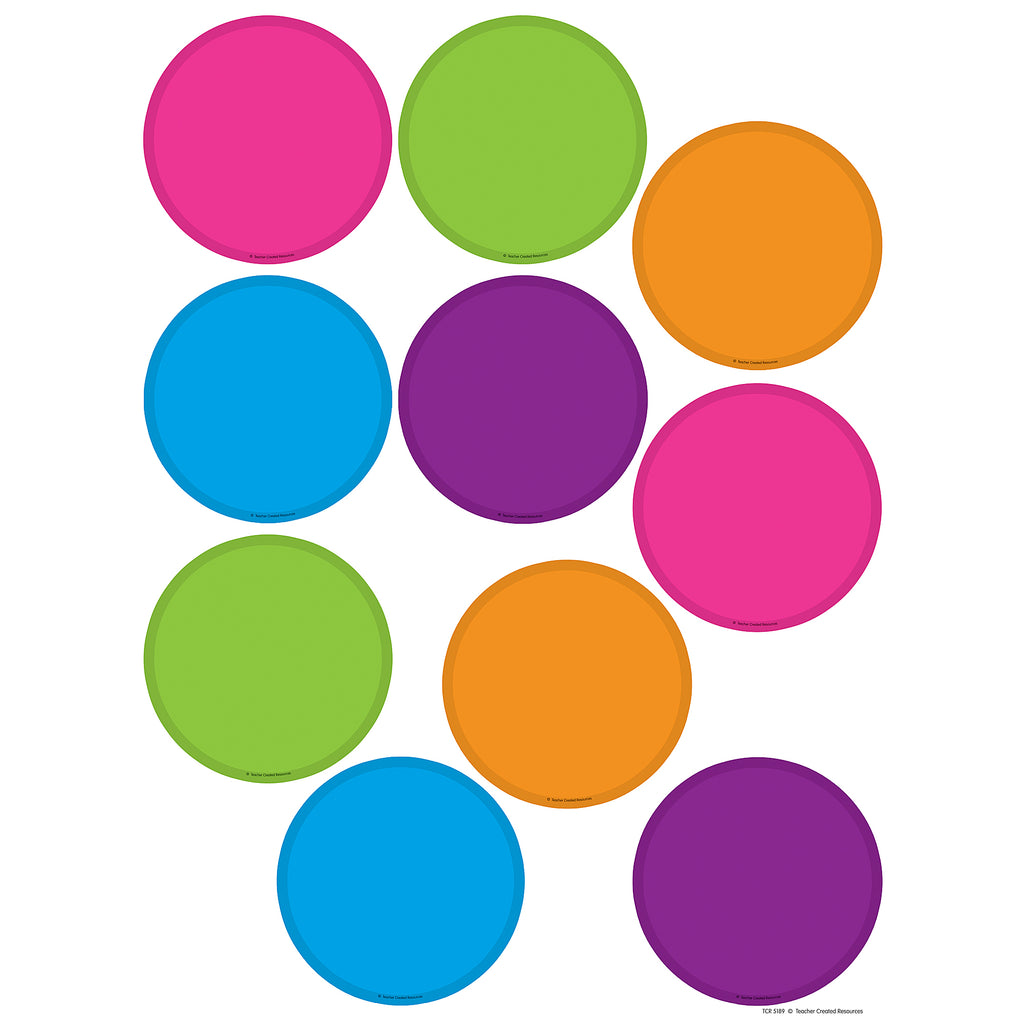 Bright Colors Circles Accents