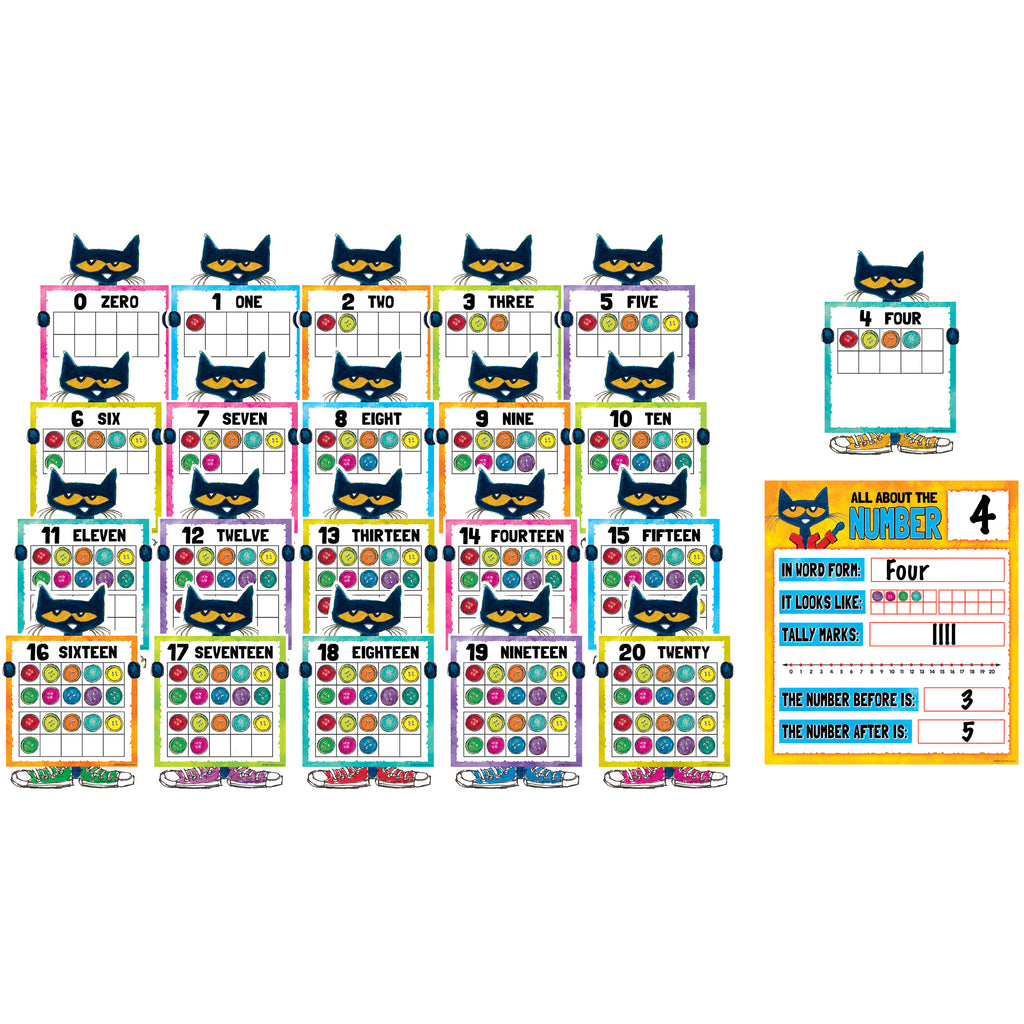 Pete The Cat Numbers 0 To 20 Bbs