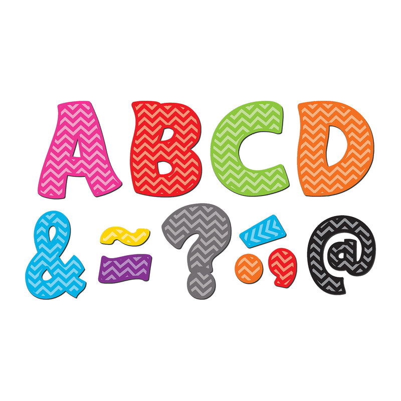 Chevron Funtastic Font 3in Magnetic Letters