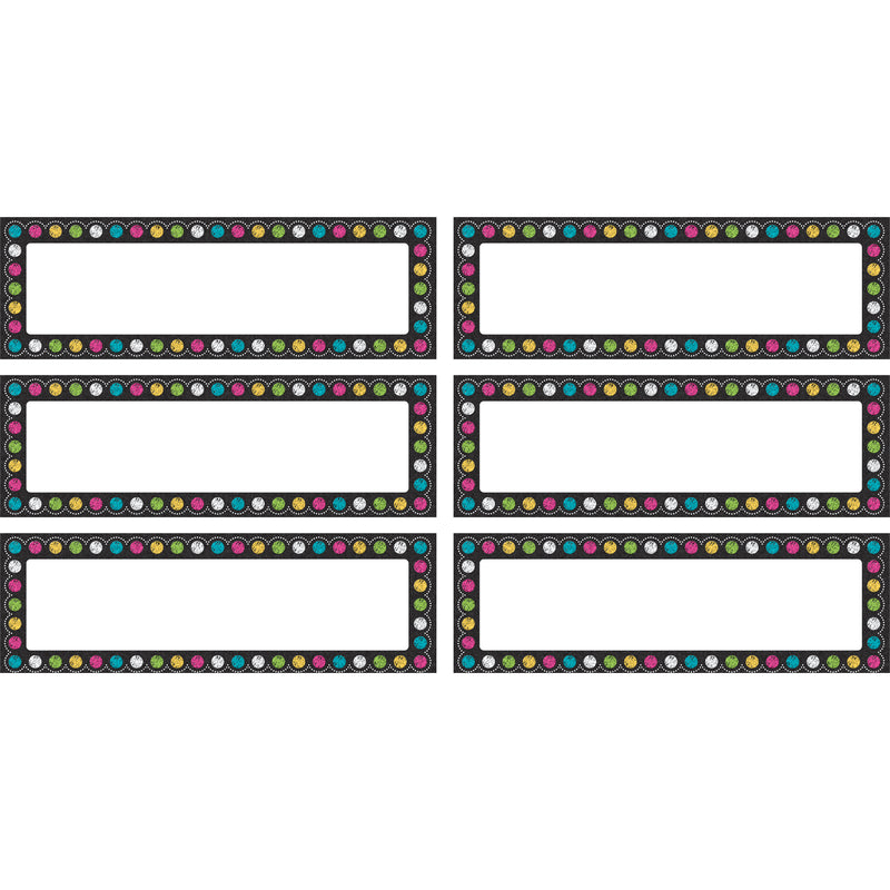 (3 Pk) Chalkboard Brights Labels Magnetic Accents