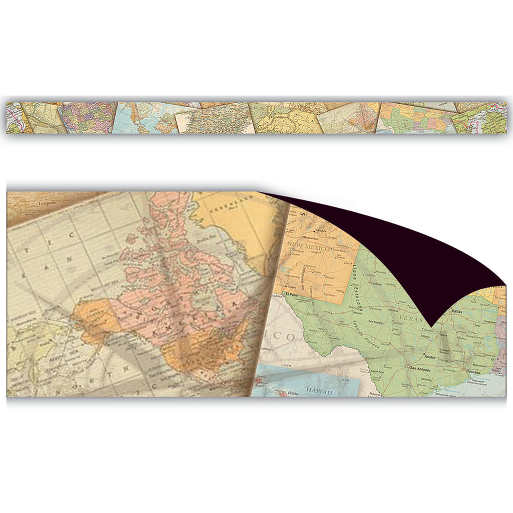 Travel The Map Magnetic Border