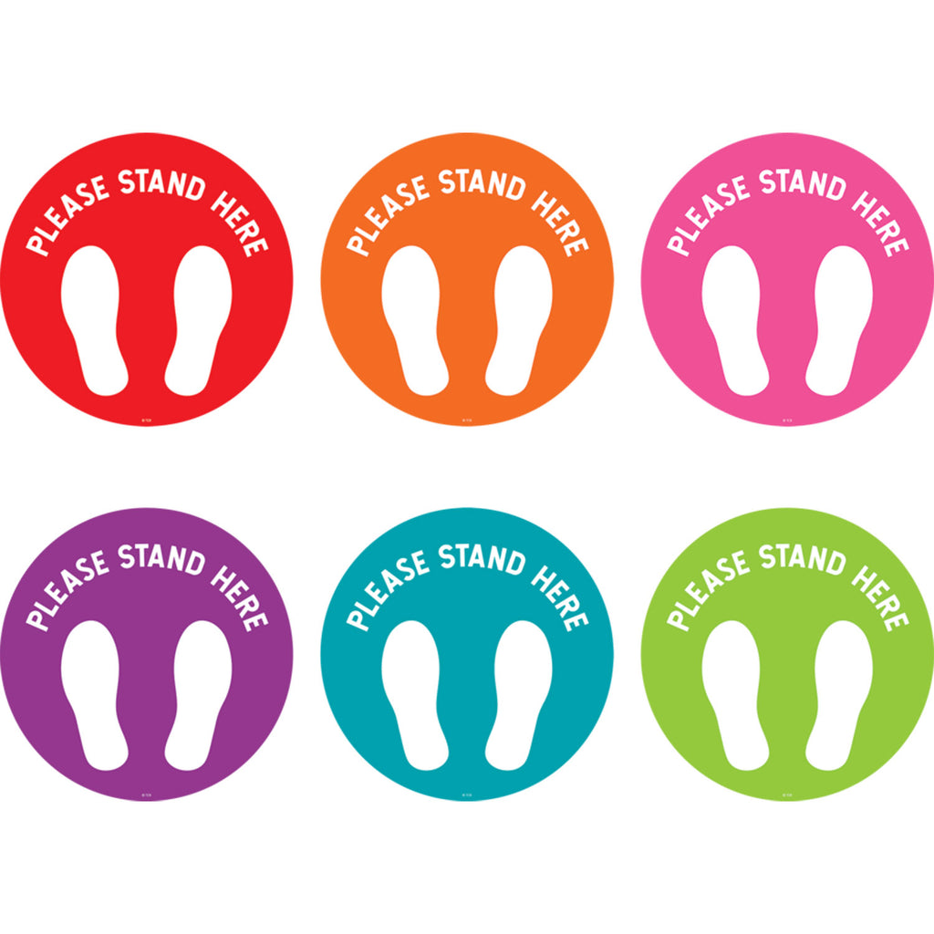 Spot On Carpet Markers 7in Please Stand Here