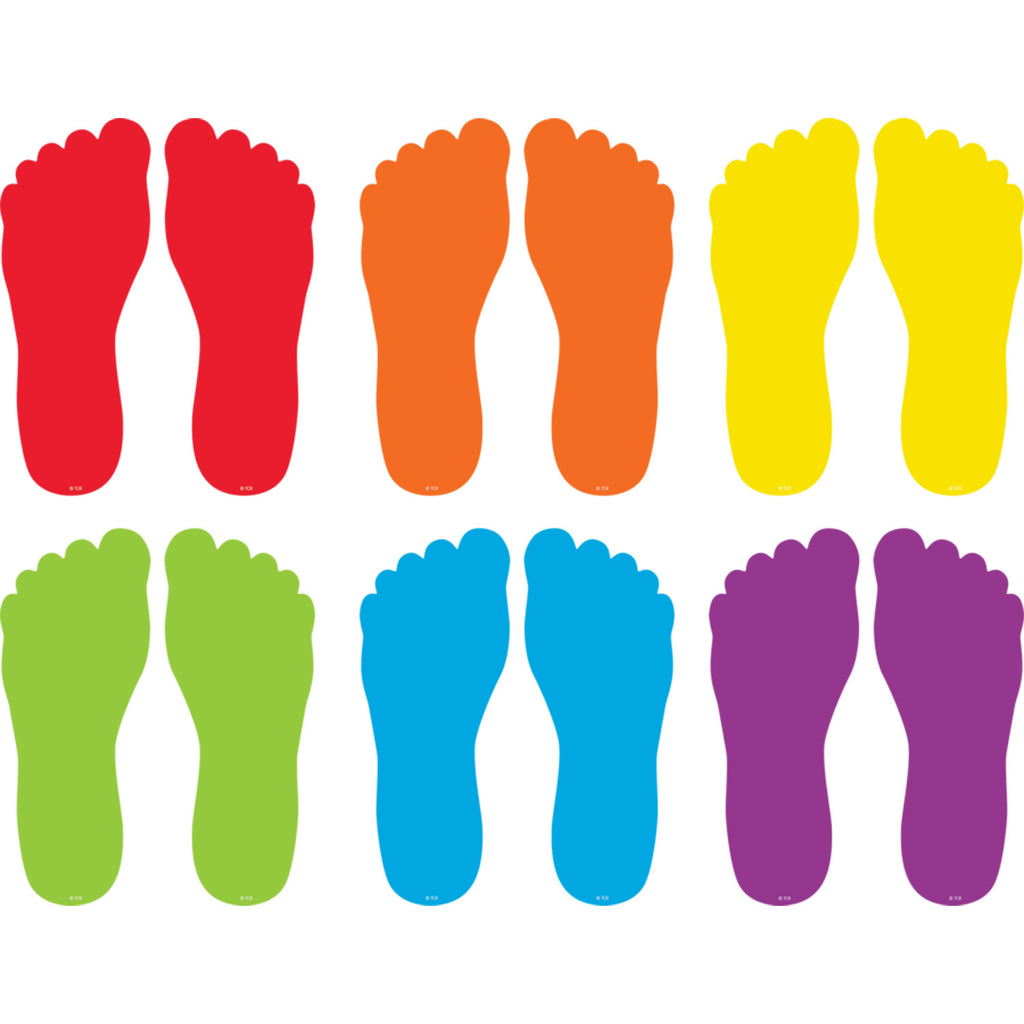 Spot On Floor Markrs Footprints 7in