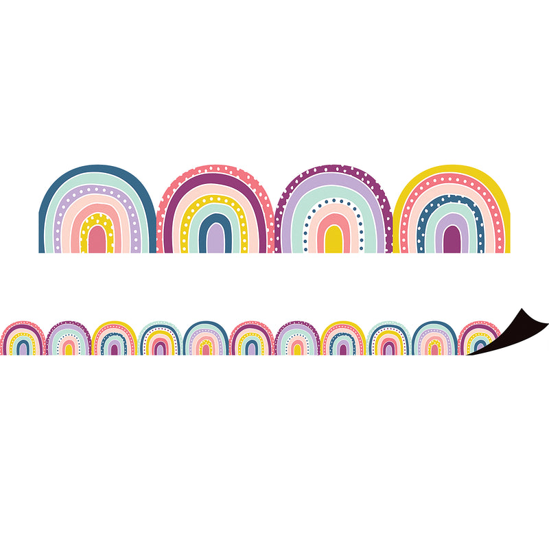 Oh Happy Day Rainbows Magnetic Border, 24 Feet