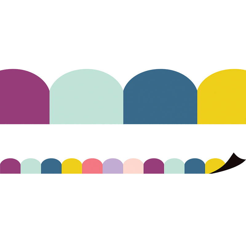 Oh Happy Day Scalloped Magnetic Border, 24 Feet