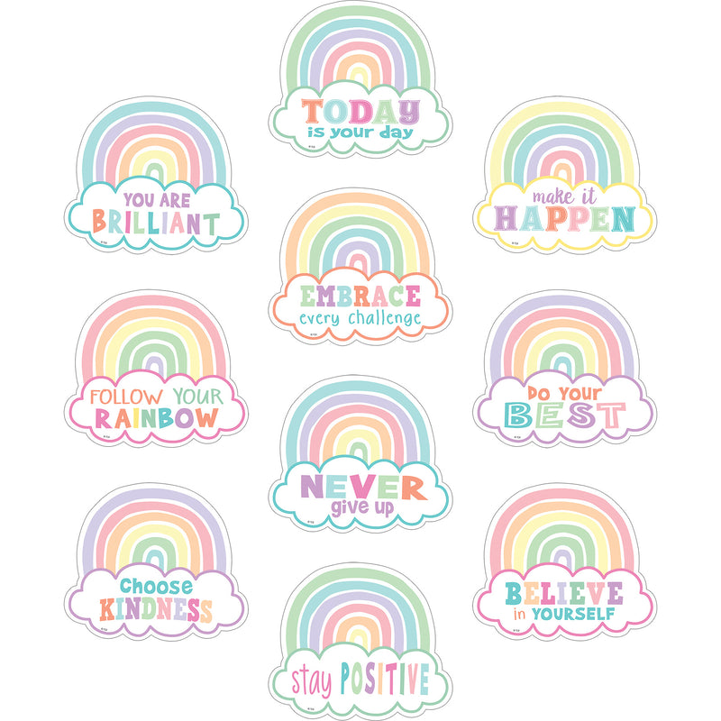 Pastel Pop Positive Sayings Accents, Pack of 30
