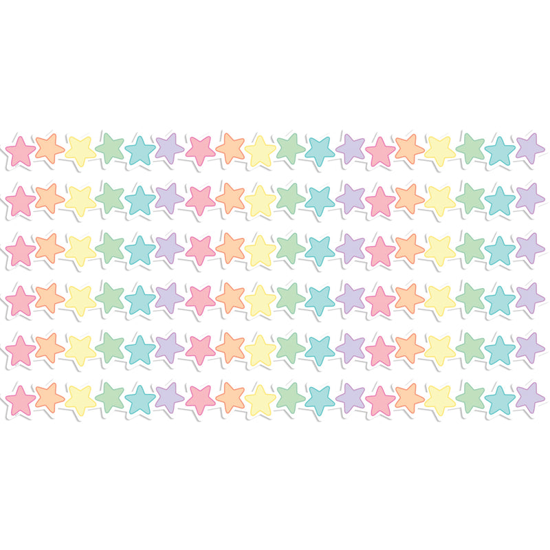 (6 Pk) Pastel Pop Stars Bordr
