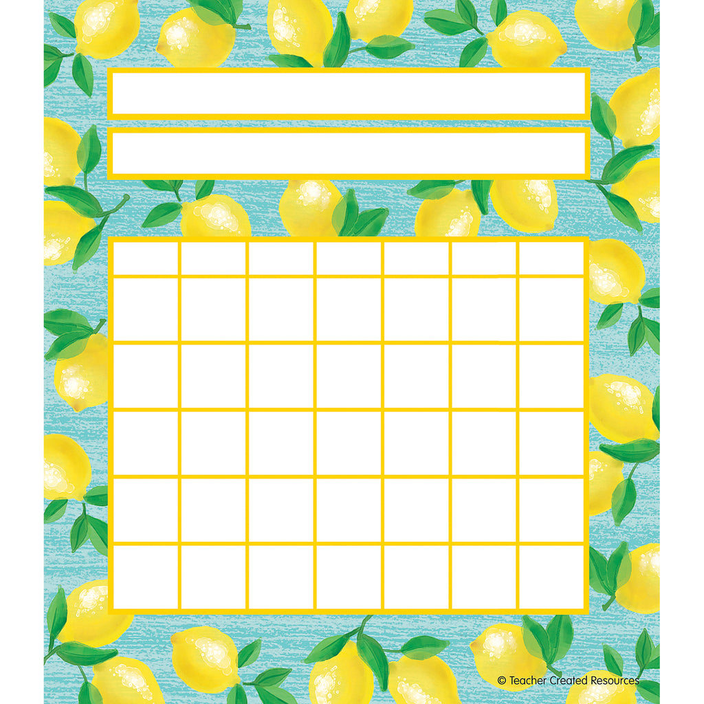 Lemon Zest Incentive Chart