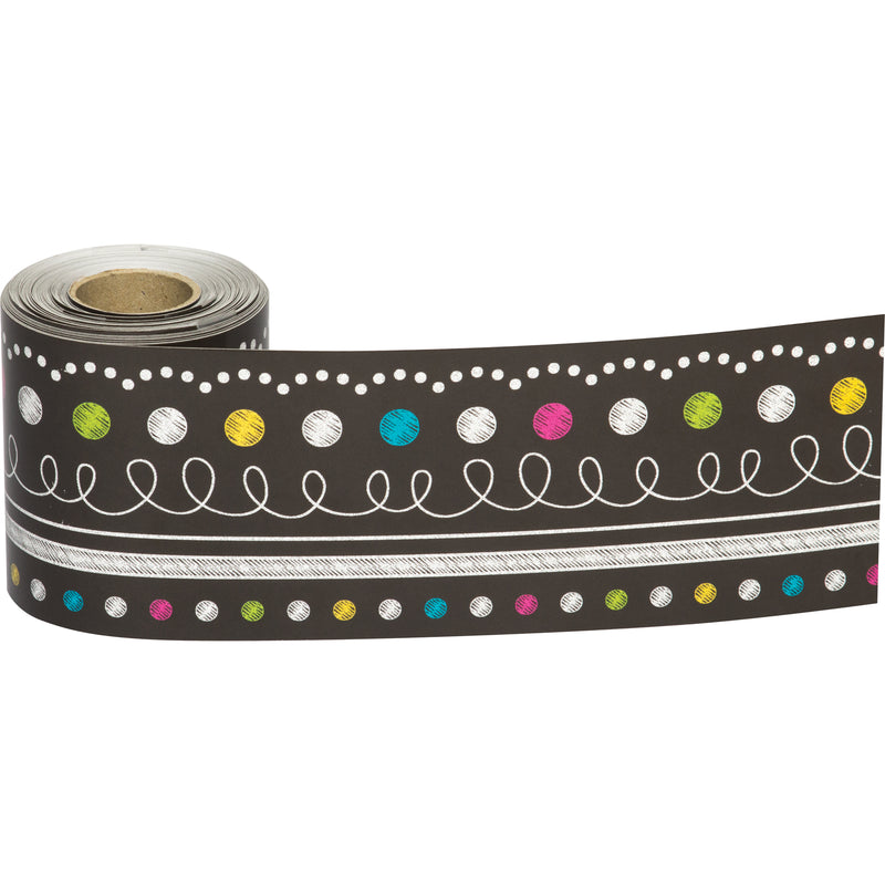Chalkboard Brights Straight Border