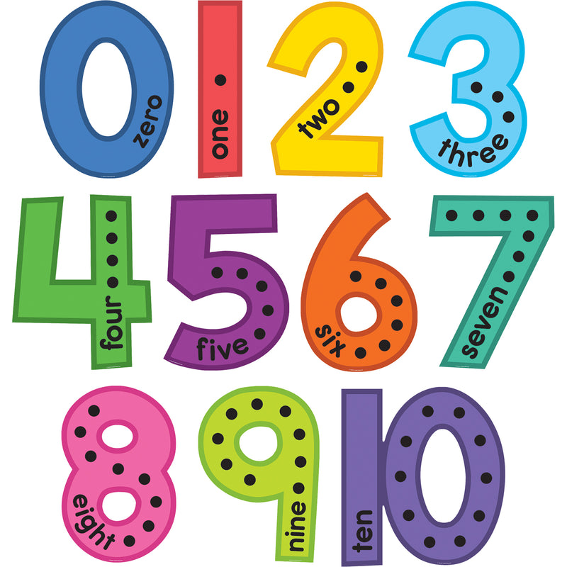 Colorful Jumbo Numbers Bb St