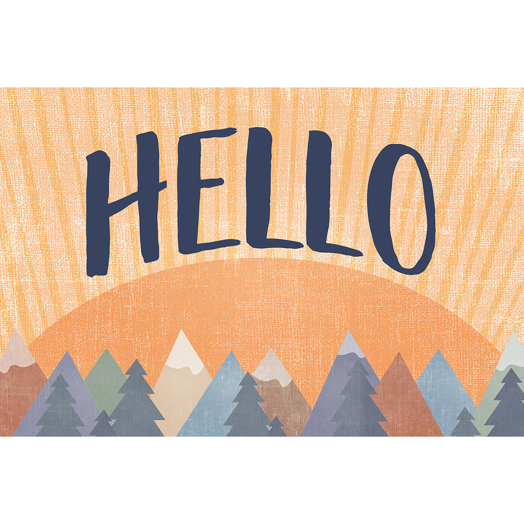 Moving Mountains Hello Postcards, Pack of 30