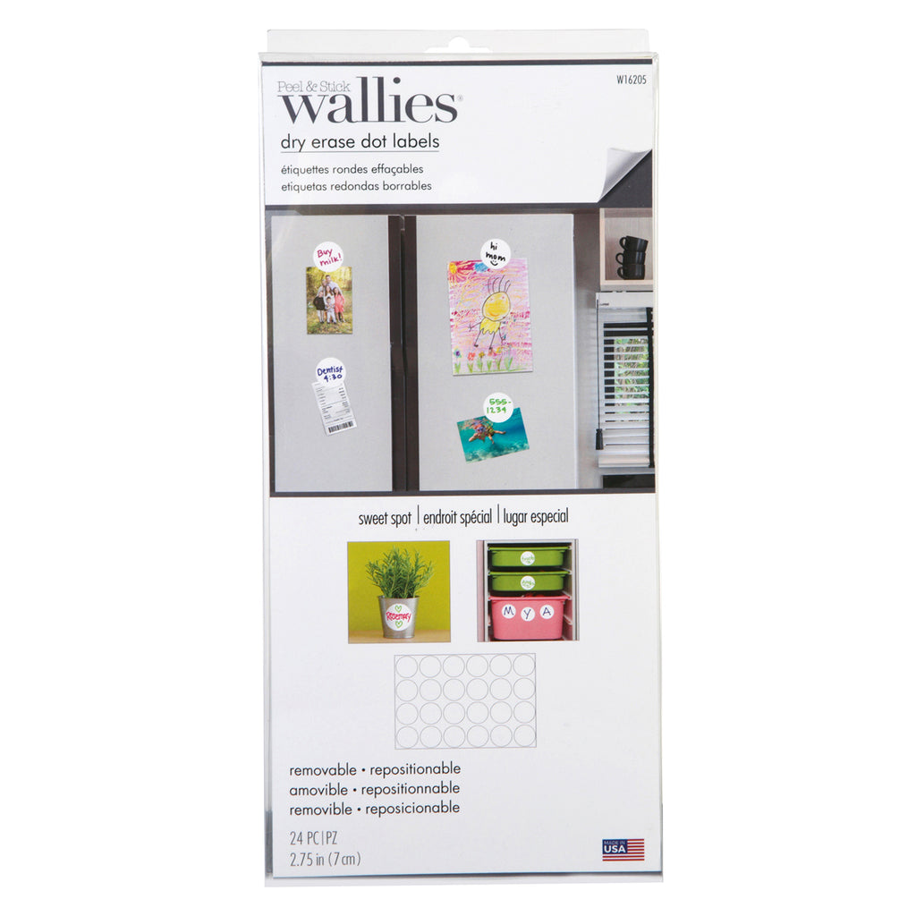 Dot Labels Wallies Dry Erase