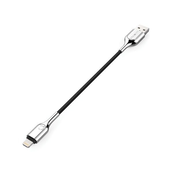 Armored Lightning(R) to USB-A Charge and Sync Cable, 3.937 Inches