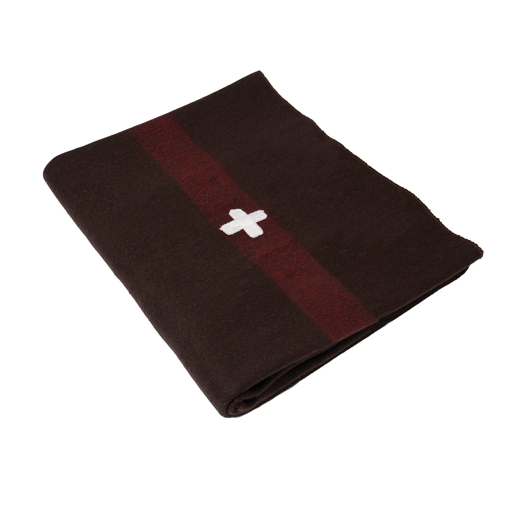 Rothco Swiss Army Wool Blanket With Cross