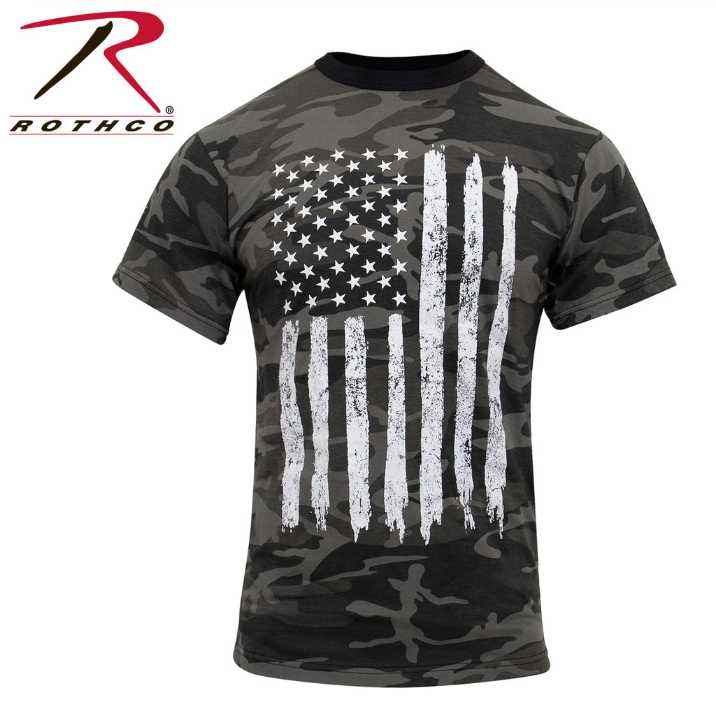 Rothco Camo US Flag T-Shirt