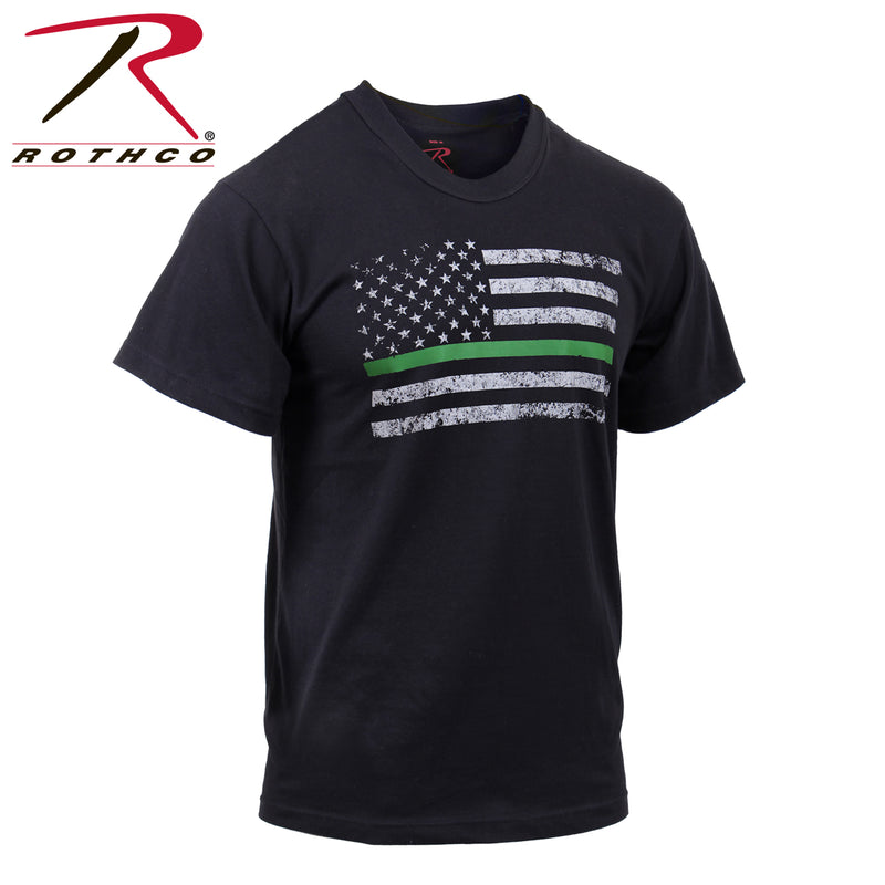 Rothco Thin Green Line Distressed Flag T-Shirt