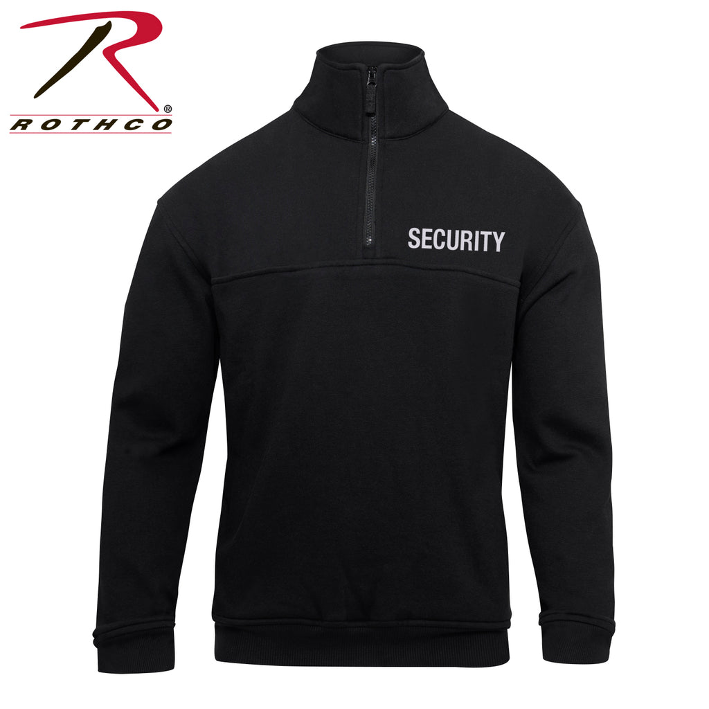 Rothco Security 1/4 Zip Job Shirt - Black
