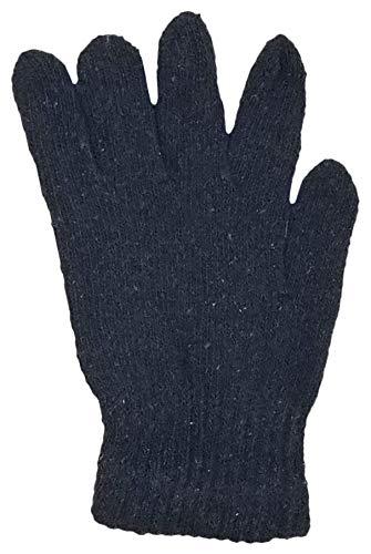 48 Pairs Winter Magic Gloves, Bulk Warm Brushed Interior, Stretchy Assorted Mens Womens (Assorted Knit)