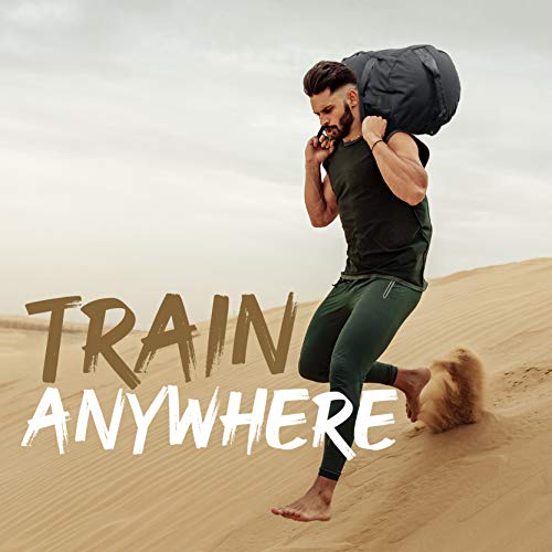 Yes4All Workout Sandbags, Heavy Duty Sandbags for Fitness, Conditioning, MMA & Combat Sports - Army Green - S