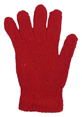 48 Pairs Winter Magic Gloves, Bulk Warm Brushed Interior, Stretchy Assorted Mens Womens (Assorted Knit)