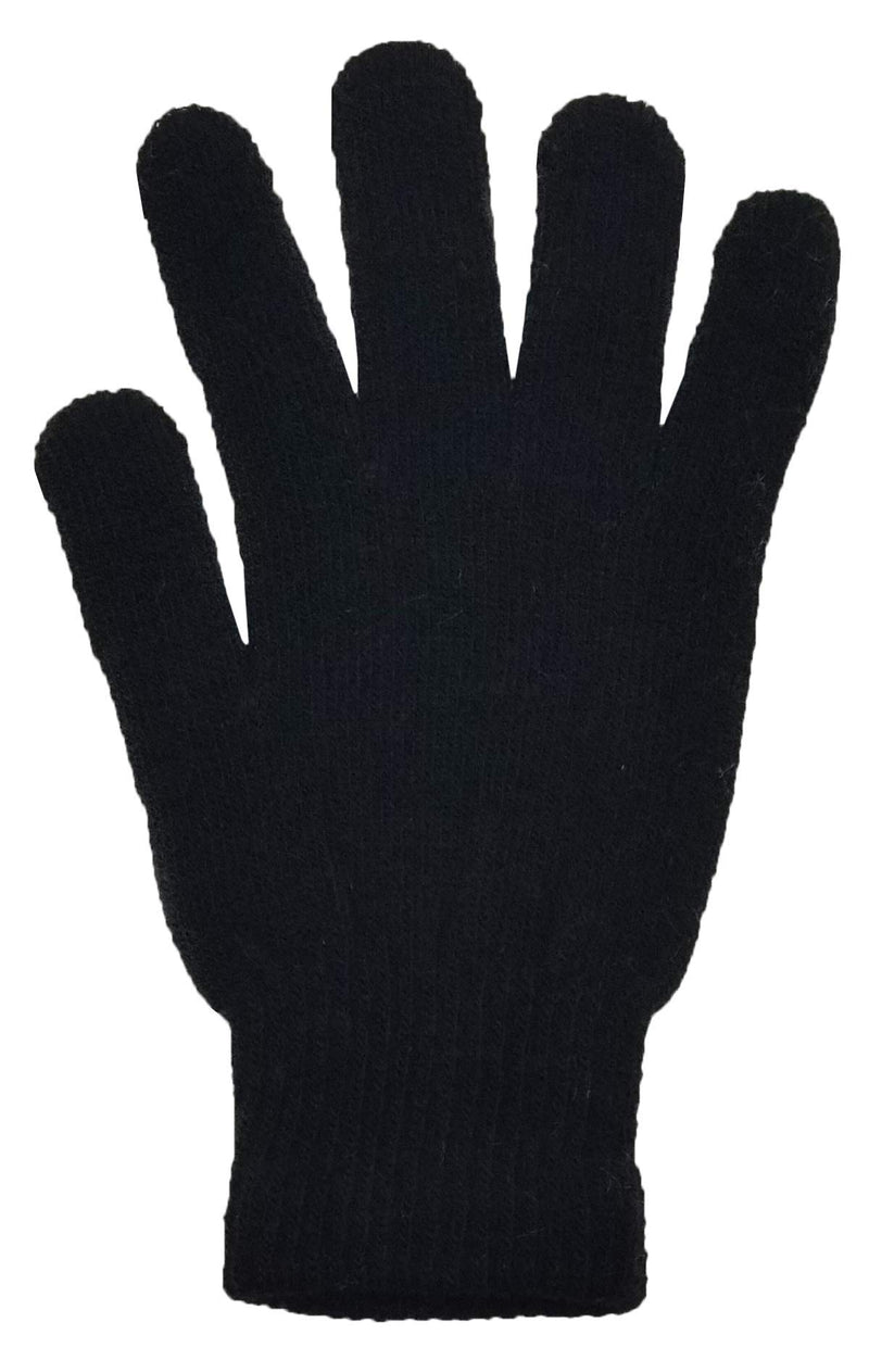 48 Pairs Winter Magic Gloves, Bulk Warm Brushed Interior, Stretchy Assorted Mens Womens (Assorted Knit)