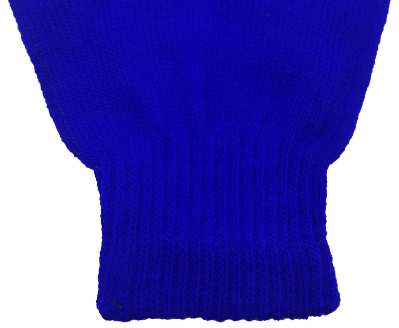 48 Pairs Winter Magic Gloves, Bulk Warm Brushed Interior, Stretchy Assorted Mens Womens (Assorted Knit)