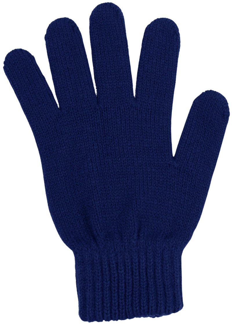 48 Pairs Winter Magic Gloves, Bulk Warm Brushed Interior, Stretchy Assorted Mens Womens (Assorted Knit)