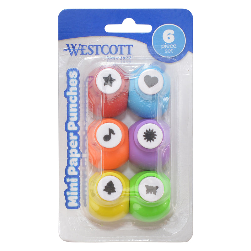 6-pack Mini Paper Punches