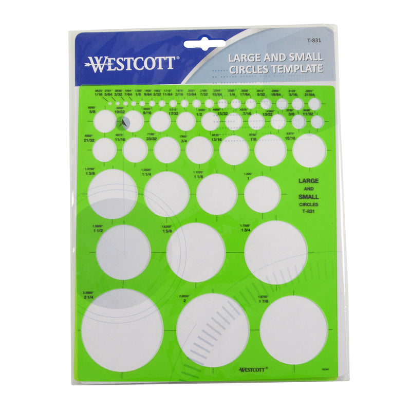 Large & Small Circles Template, Pack of 3