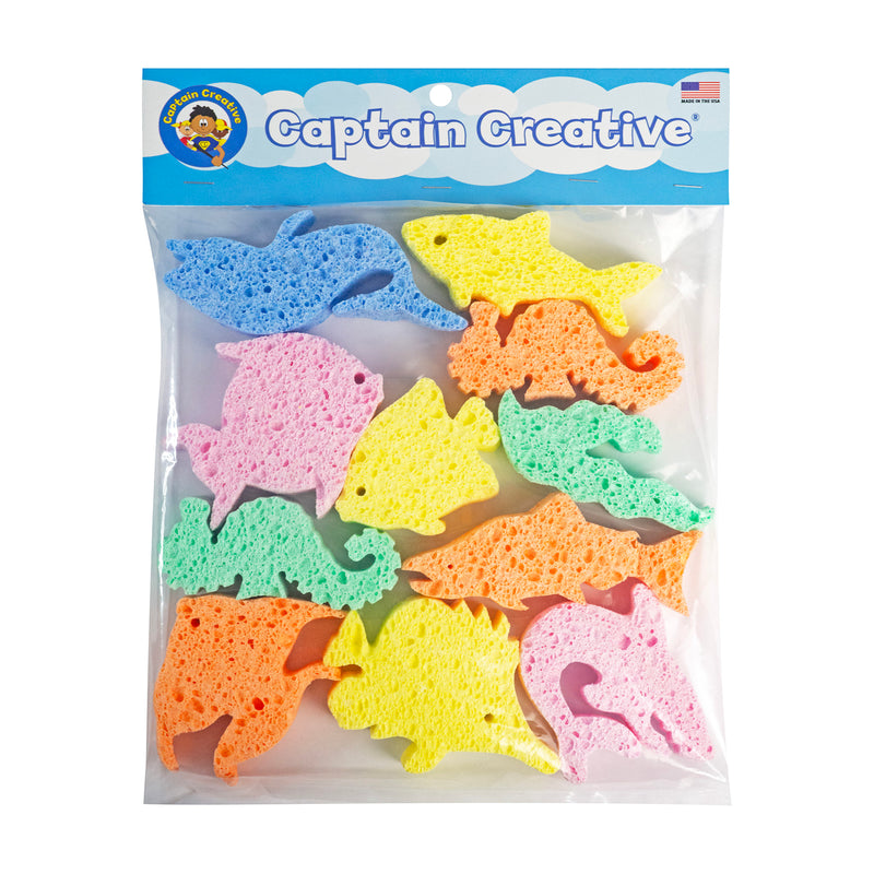 Super Sponges Sea Life Pack, 8 Pieces