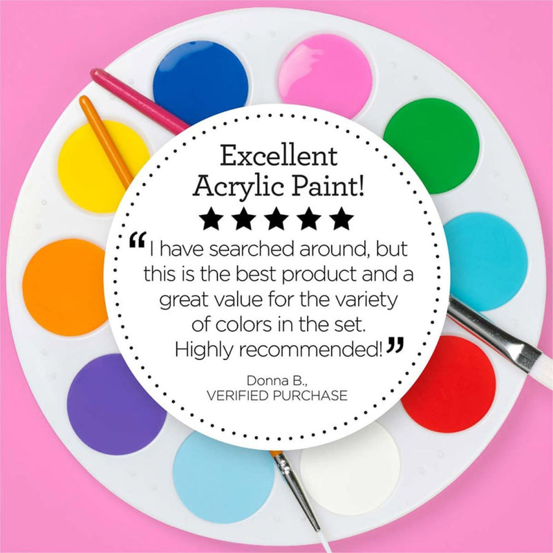 Acrylic Paint Matte White 8oz Apple Barrel