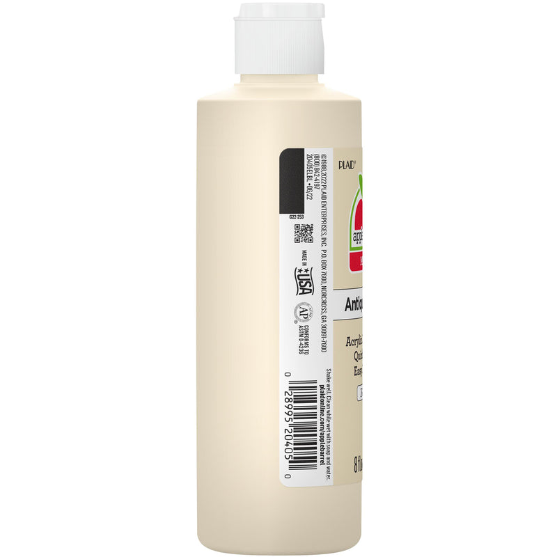 Acrylic Paint Matte Antique Wht 8oz Apple Barrel