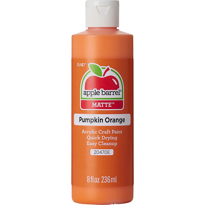 Acrylic Paint Matte Pumpkin Org 8oz Apple Barrel