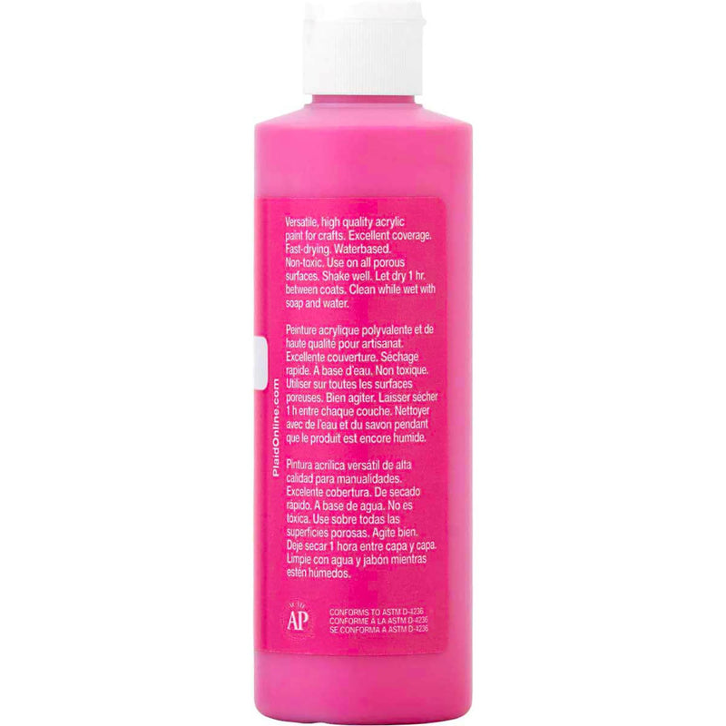 Acrylic Paint Matte Brt Magenta 8oz Apple Barrel
