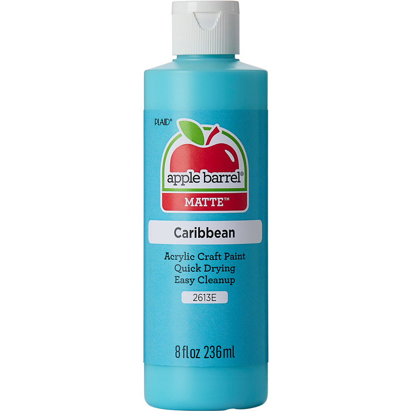 Acrylic Paint Matte Caribbean 8oz Apple Barrel