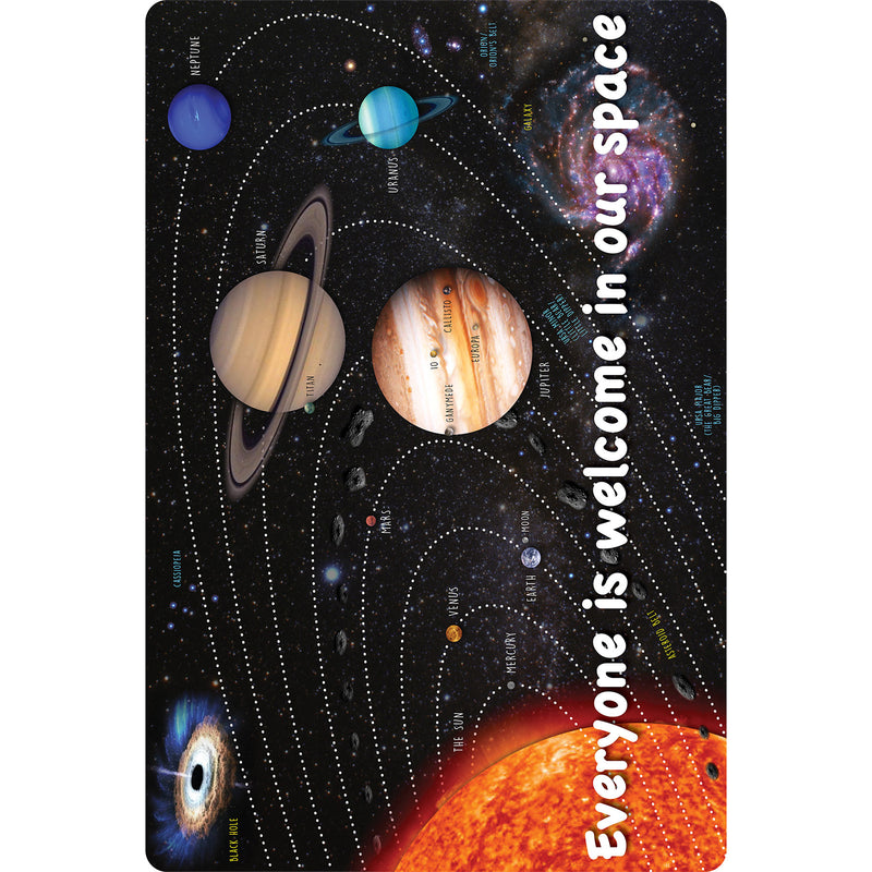 Computer Mouse Pad, 8" x 10", Everyone is Welcome in our Space, Pack of 6