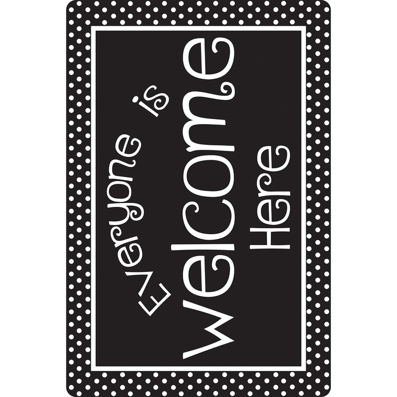 Mouse Pad Bw Dots Everyone Welcome