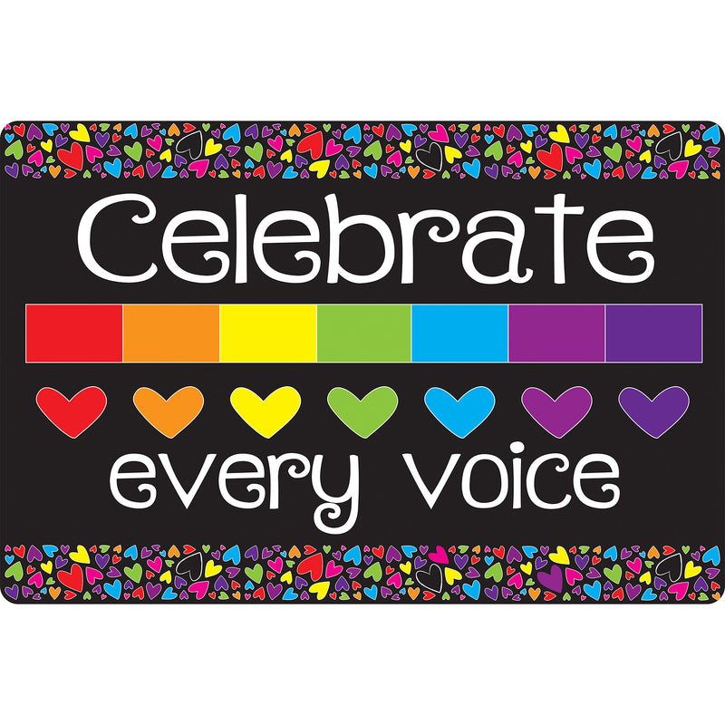 Welcome Mat Mini Hearts Celebrate Every Voice