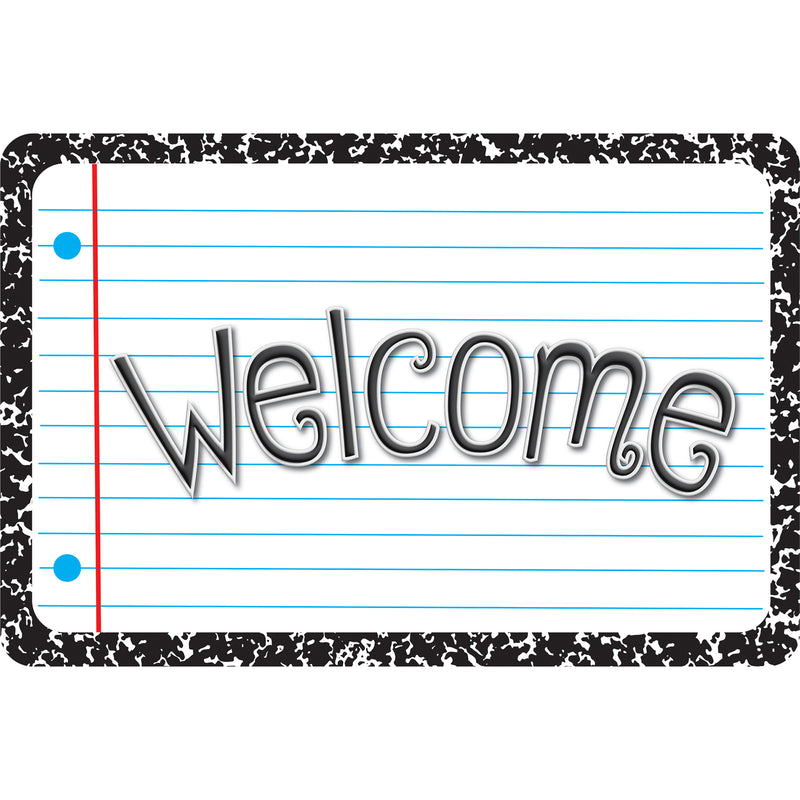 The Original Fun Mat™, Welcome Mat, 15.5" x 23.5", White Composition Welcome