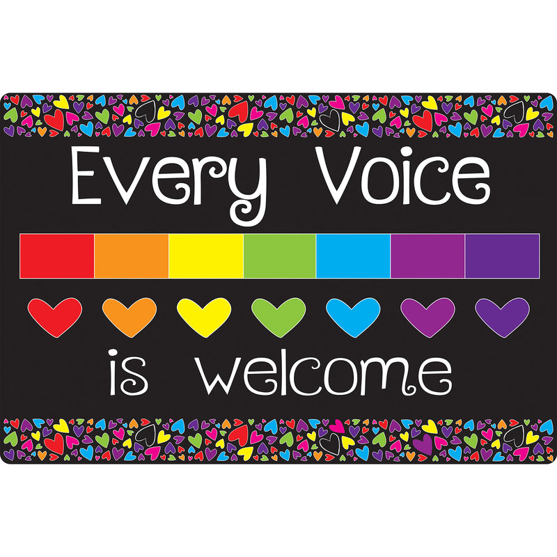 Computer Mouse Pad, 8" x 10", Every Voice Welcome Here, Pack of 10