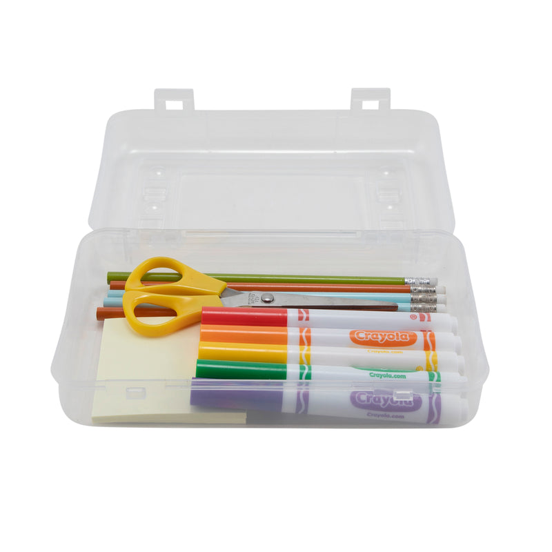 Pencil Box Clear, Pack of 6