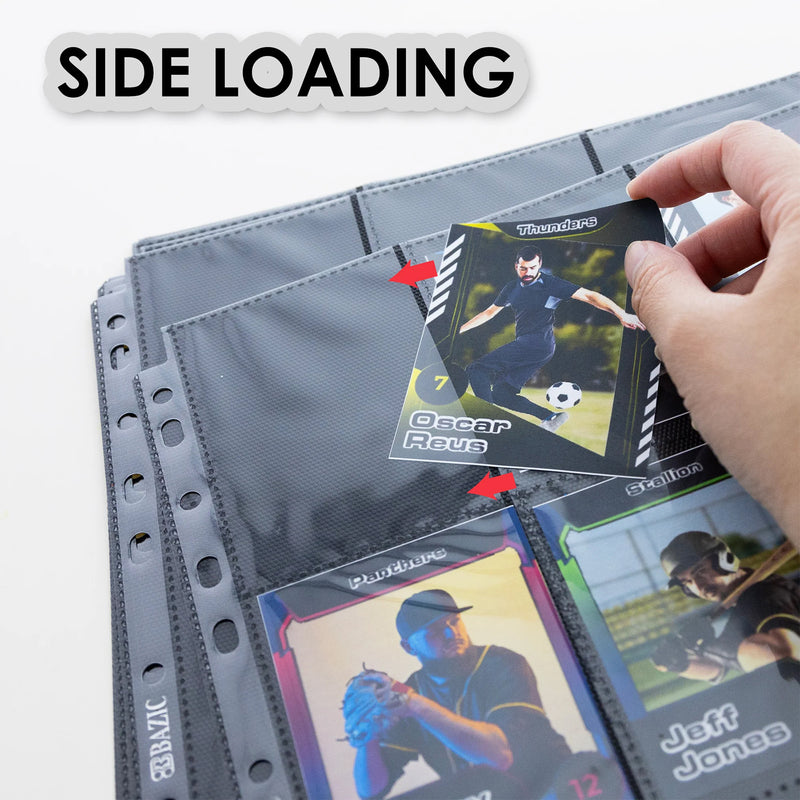 9-pocket Trading Card Holders 100 Sheets