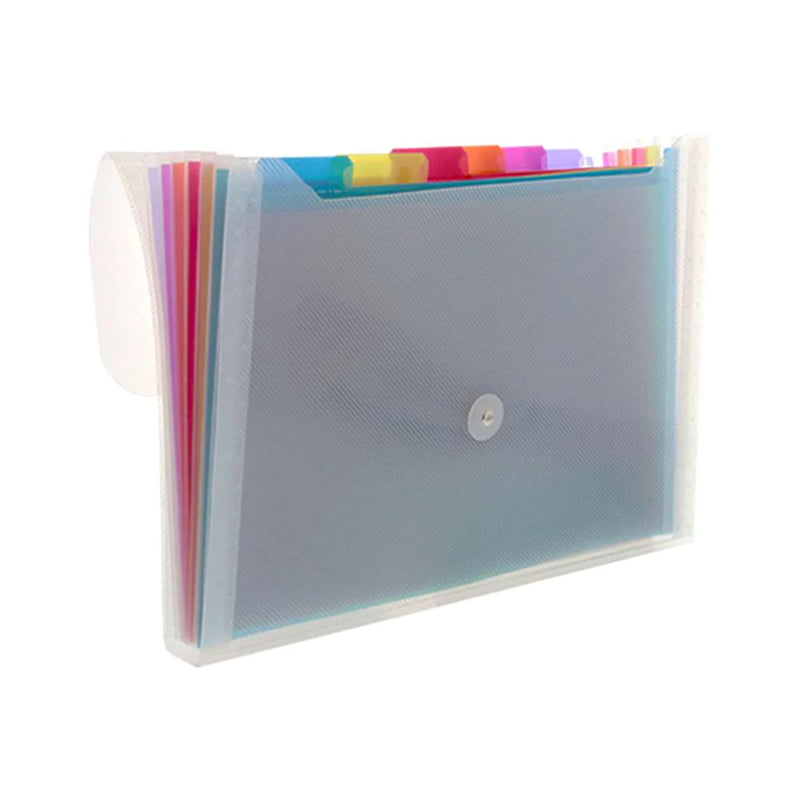 7-pocket Letter Poly Expanding File Rainbow