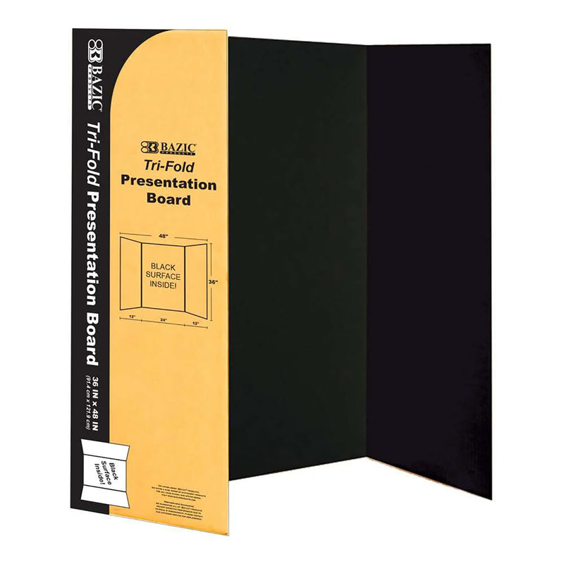 Black Trifold Present Board 24ct 36 X 48in