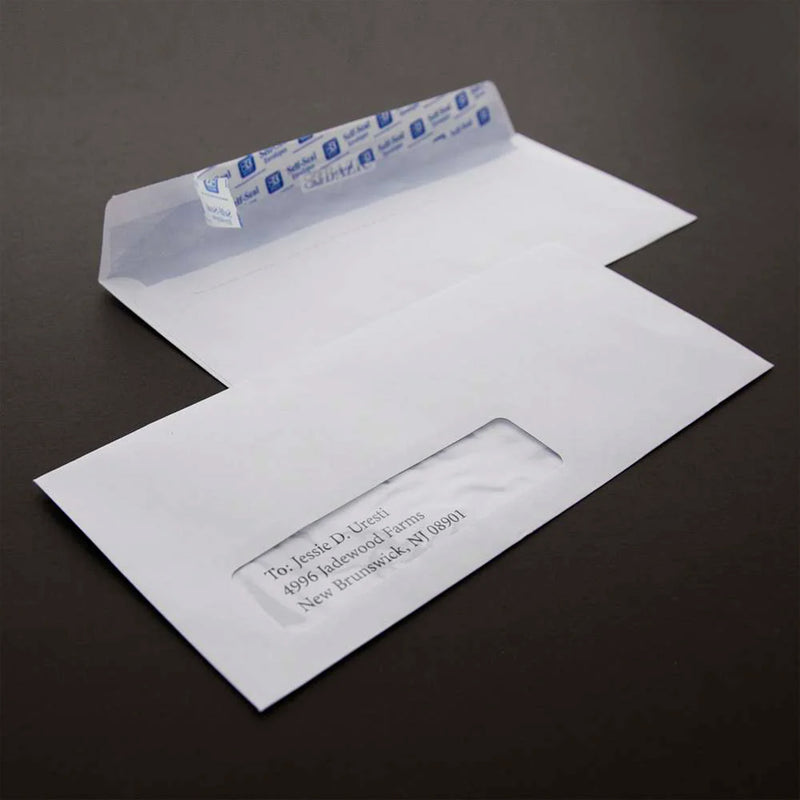 Self-seal Security Envelopes 500ct Single Window No. 10