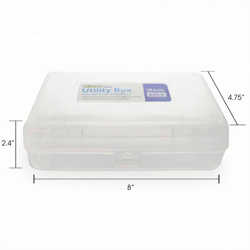 Clear Multipurpose Utility Box, Pack of 6